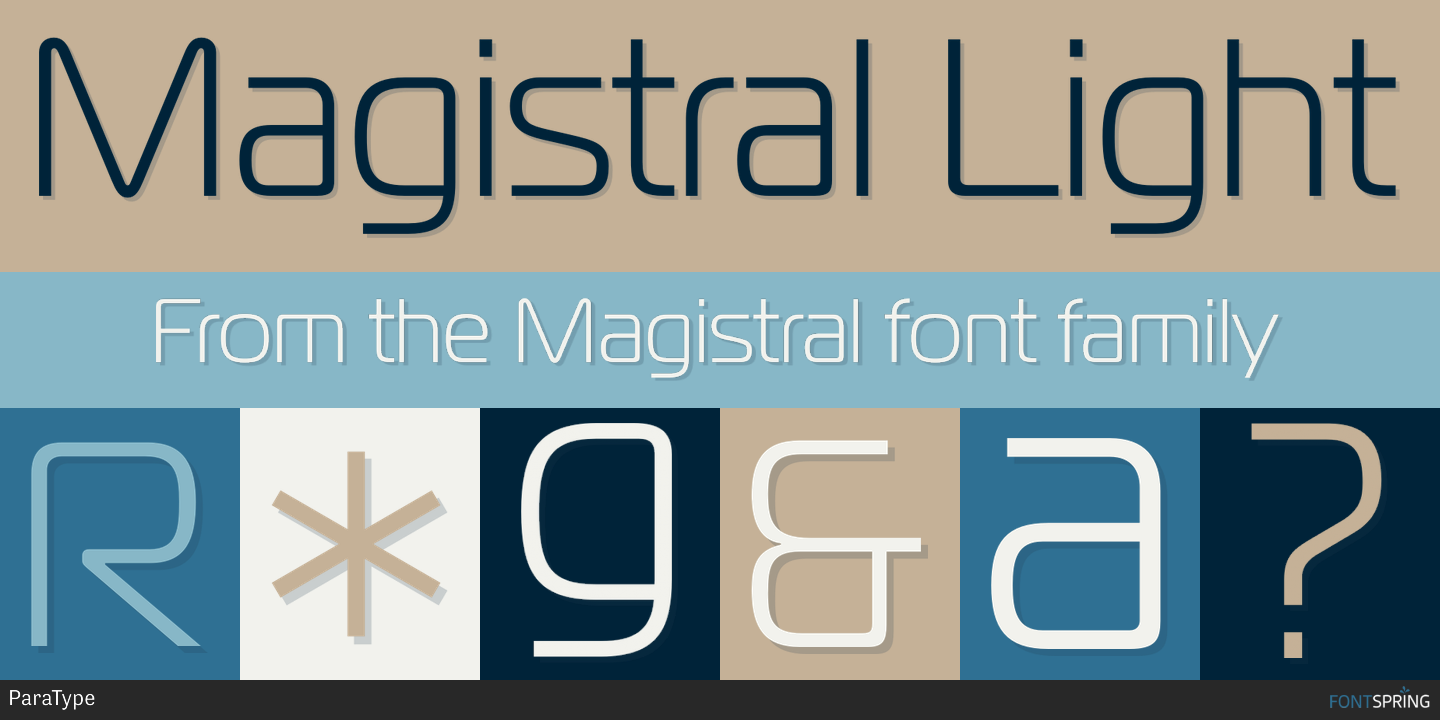 Magistral Font Family Free